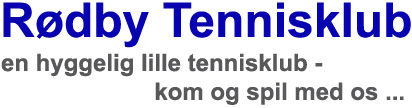 Rødby Tennisklub Logo